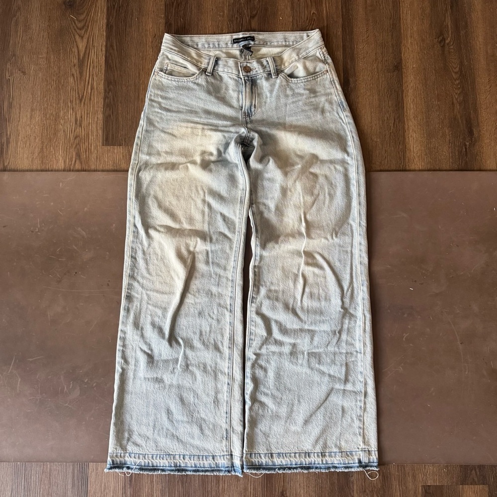 Light Blue Wide-Leg Jeans